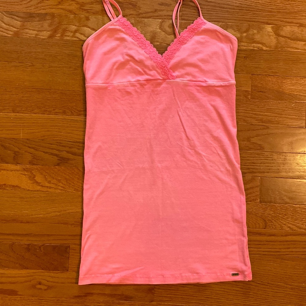 Pink Victoria Secret neon pink tank